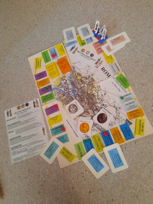 Spielplan "Pecunia non olet"